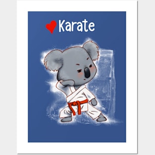 Love karate Posters and Art